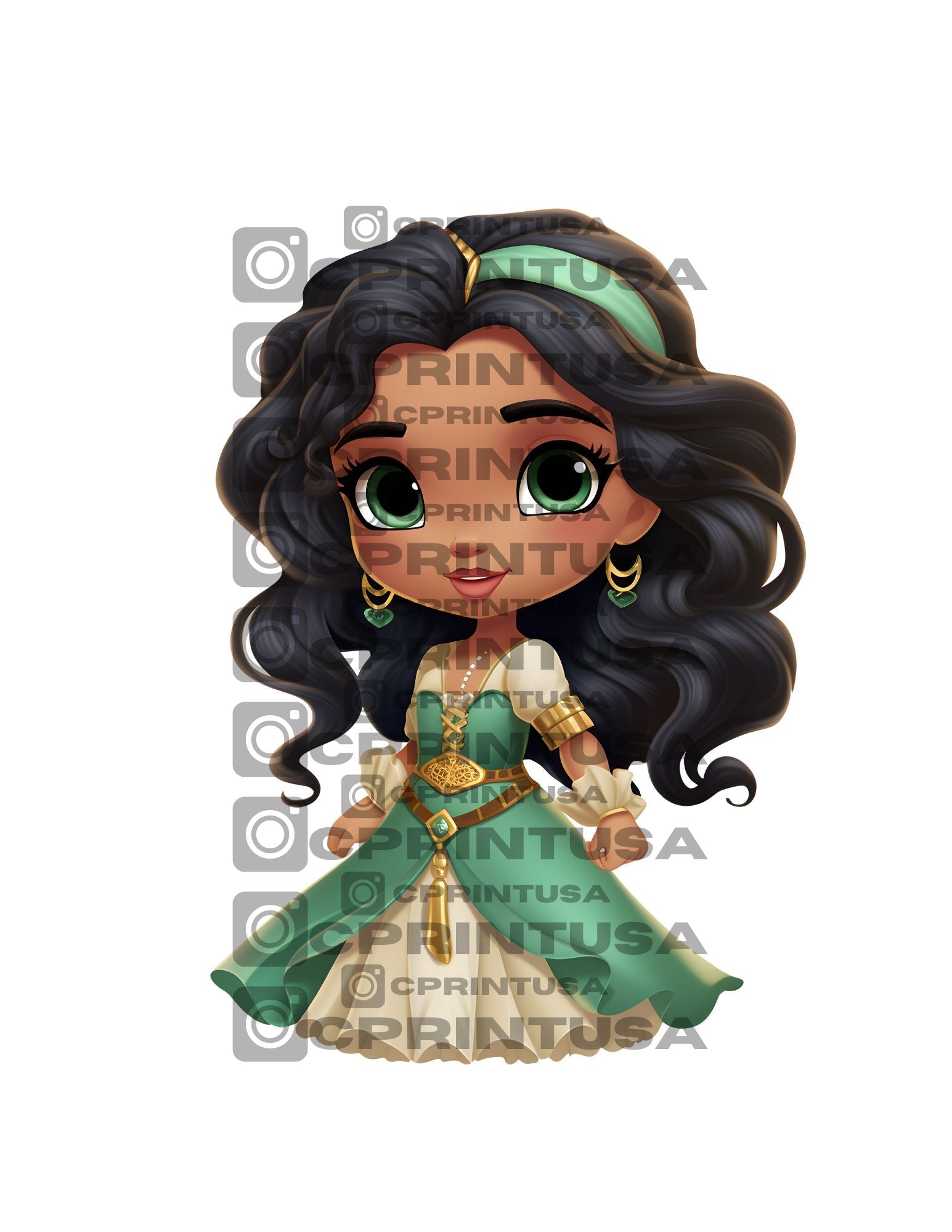 ANIMATED PRINCESS CUT OUT - C Print USA