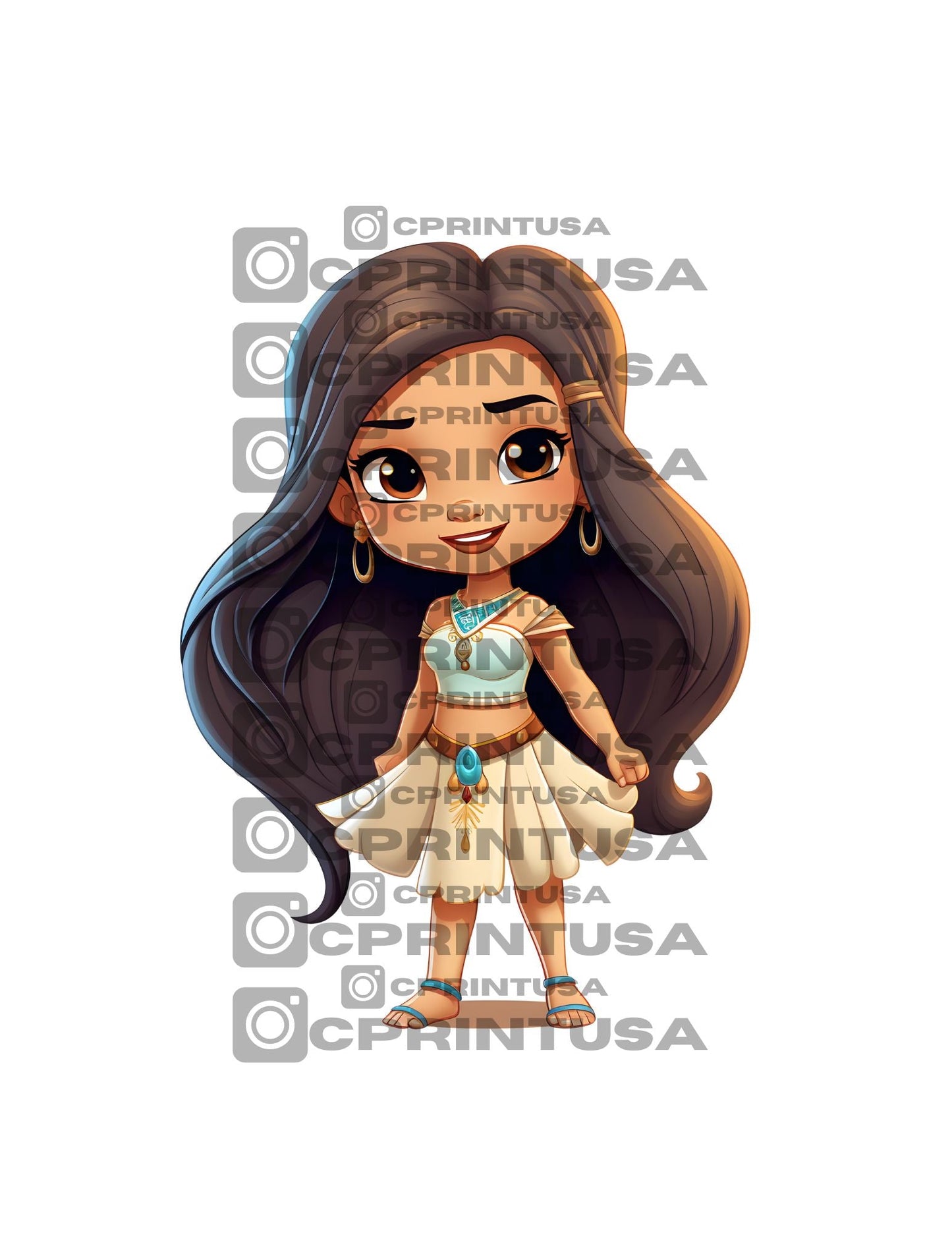 ANIMATED PRINCESS CUT OUT - C Print USA