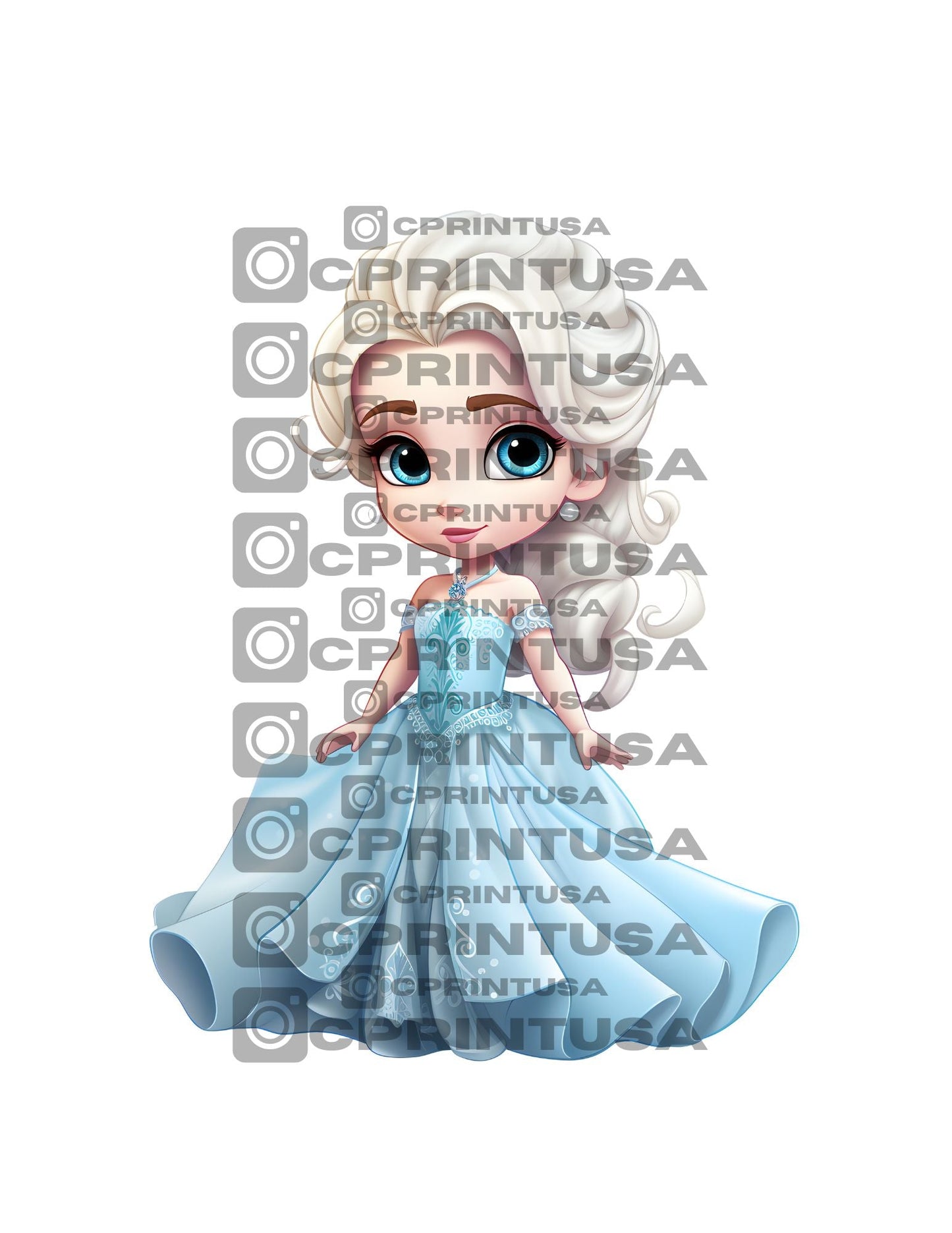 ANIMATED PRINCESS CUT OUT - C Print USA