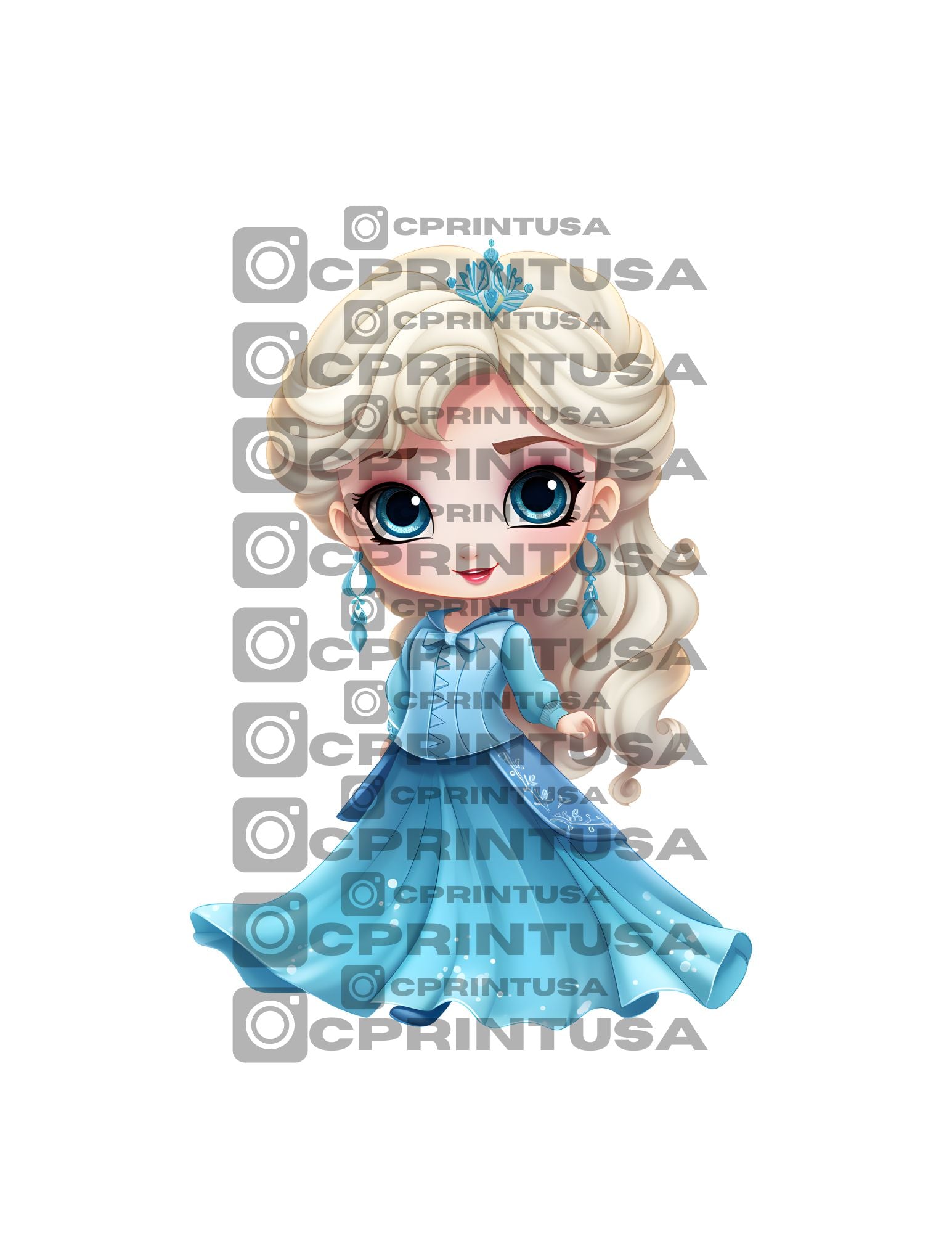 ANIMATED PRINCESS CUT OUT - C Print USA