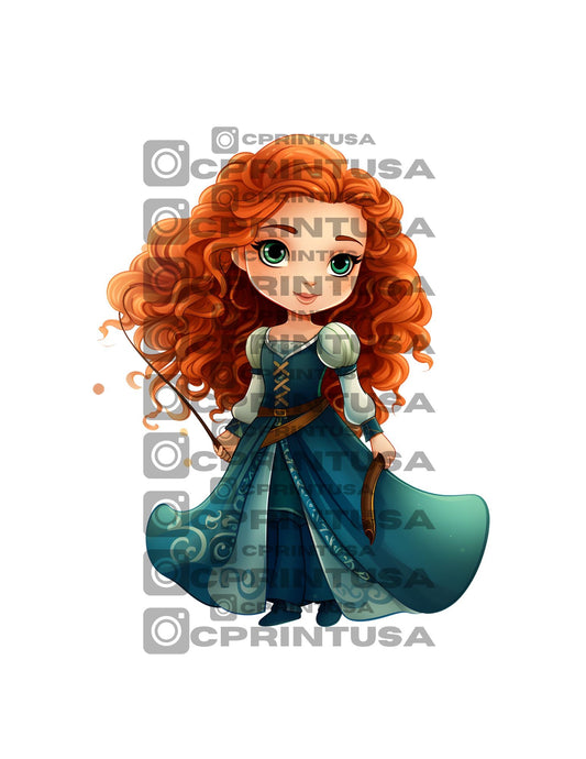 ANIMATED PRINCESS CUT OUT - C Print USA