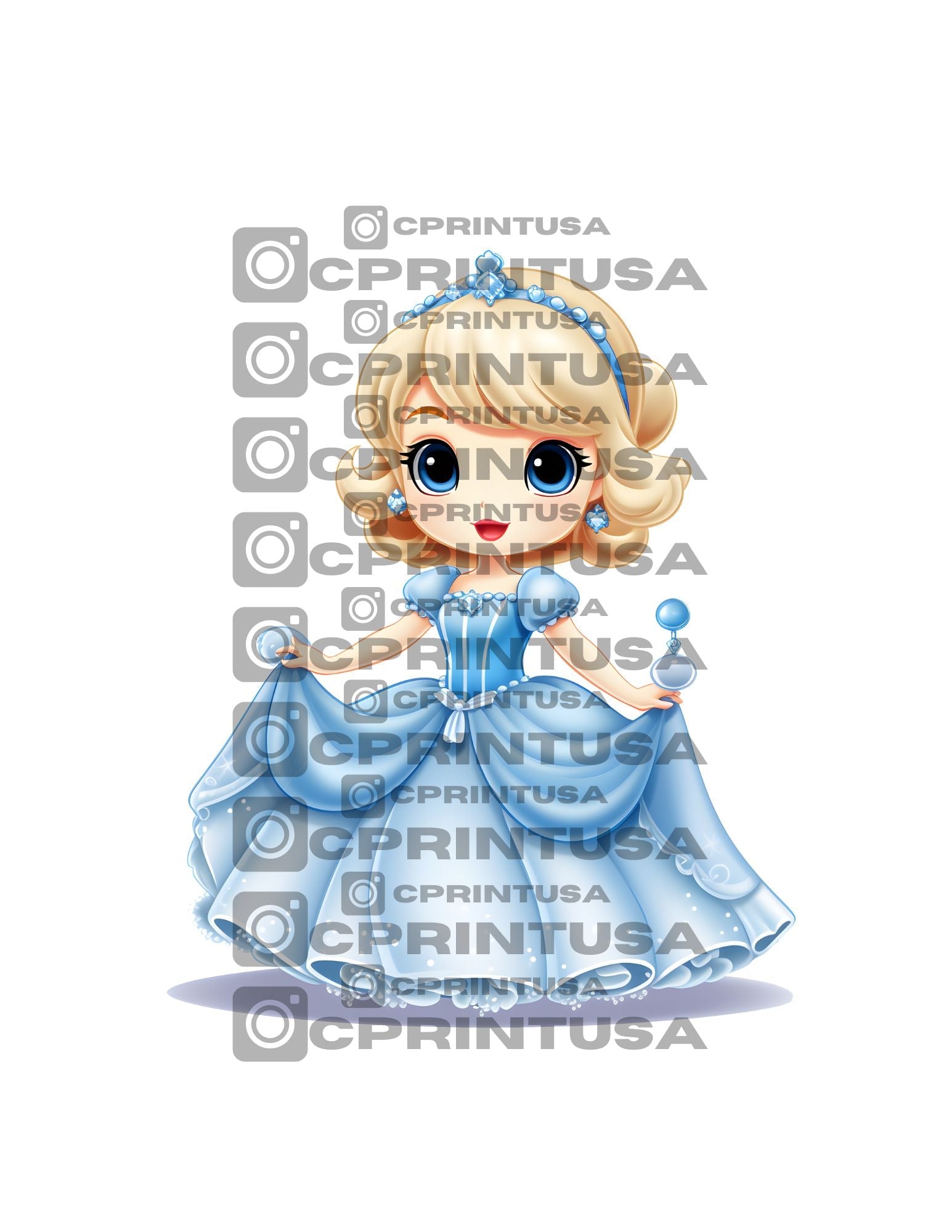 ANIMATED PRINCESS CUT OUT - C Print USA
