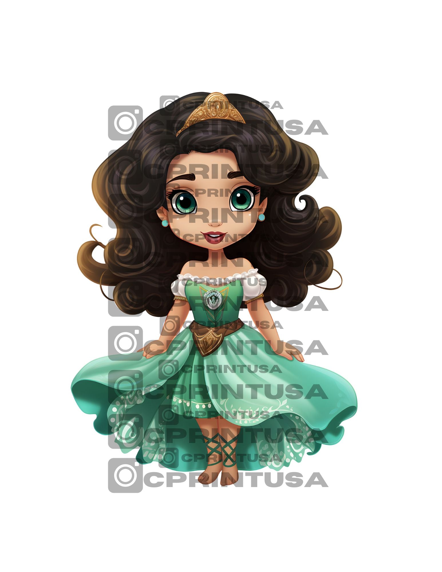ANIMATED PRINCESS CUT OUT - C Print USA