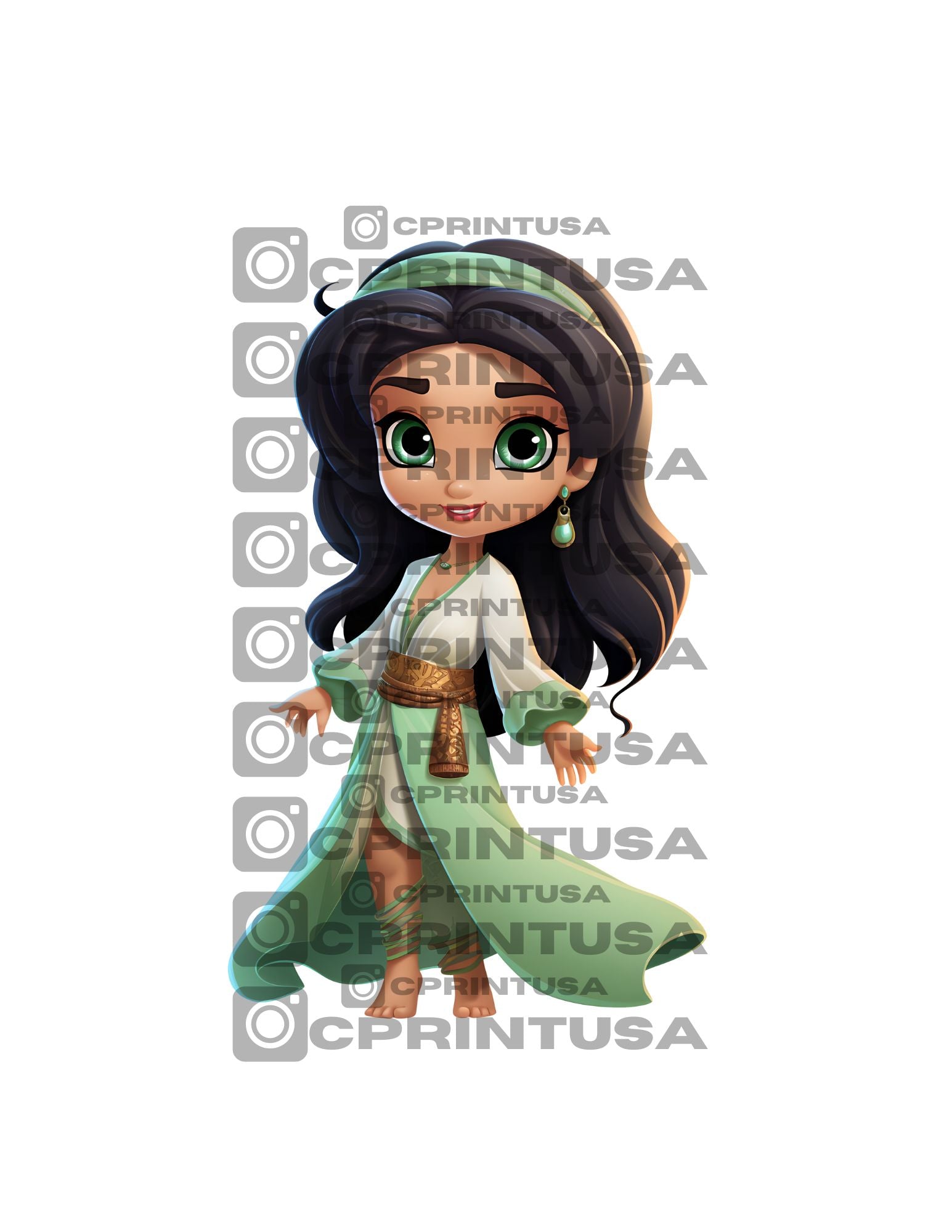 ANIMATED PRINCESS CUT OUT - C Print USA