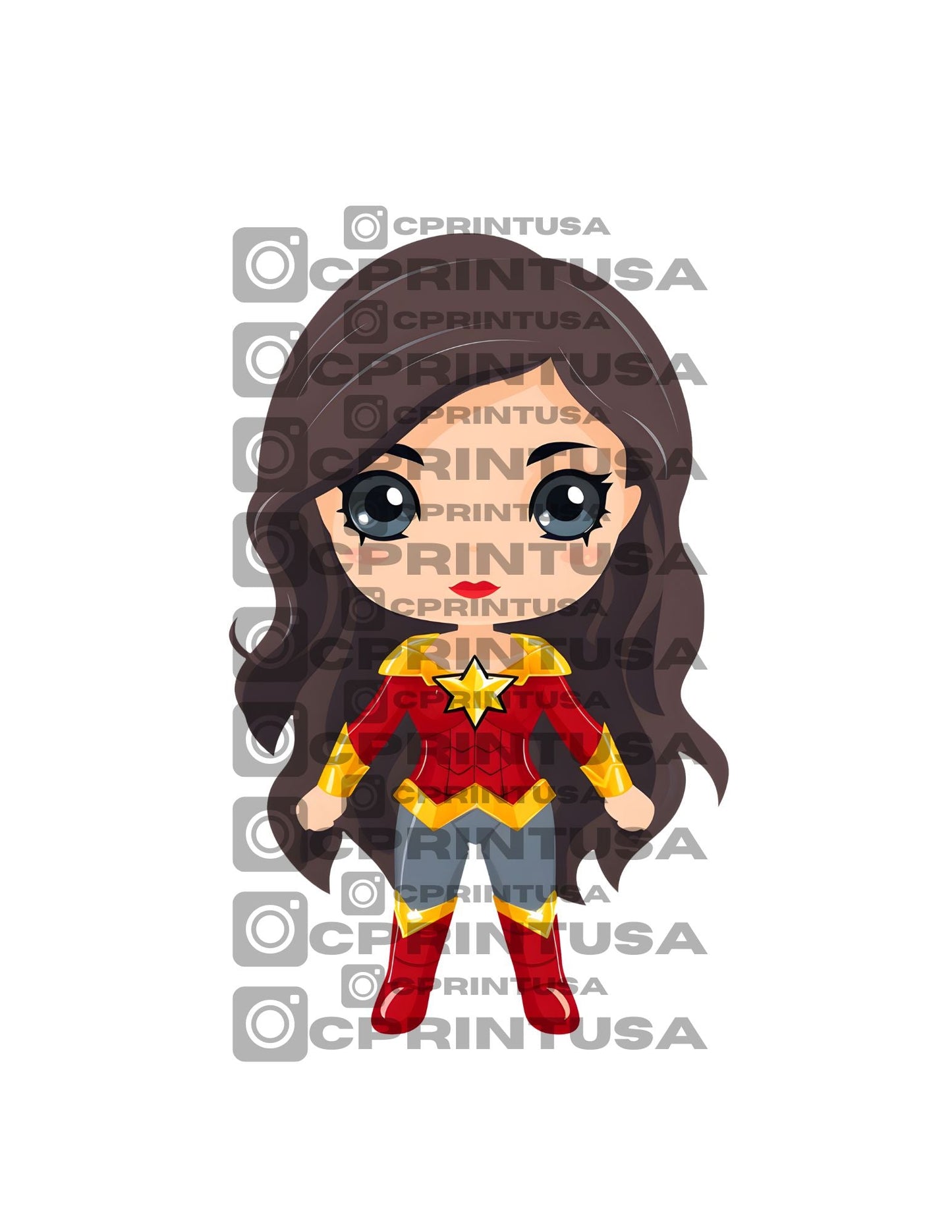 ANIMATED SUPERHEROES CUT OUT - C Print USA