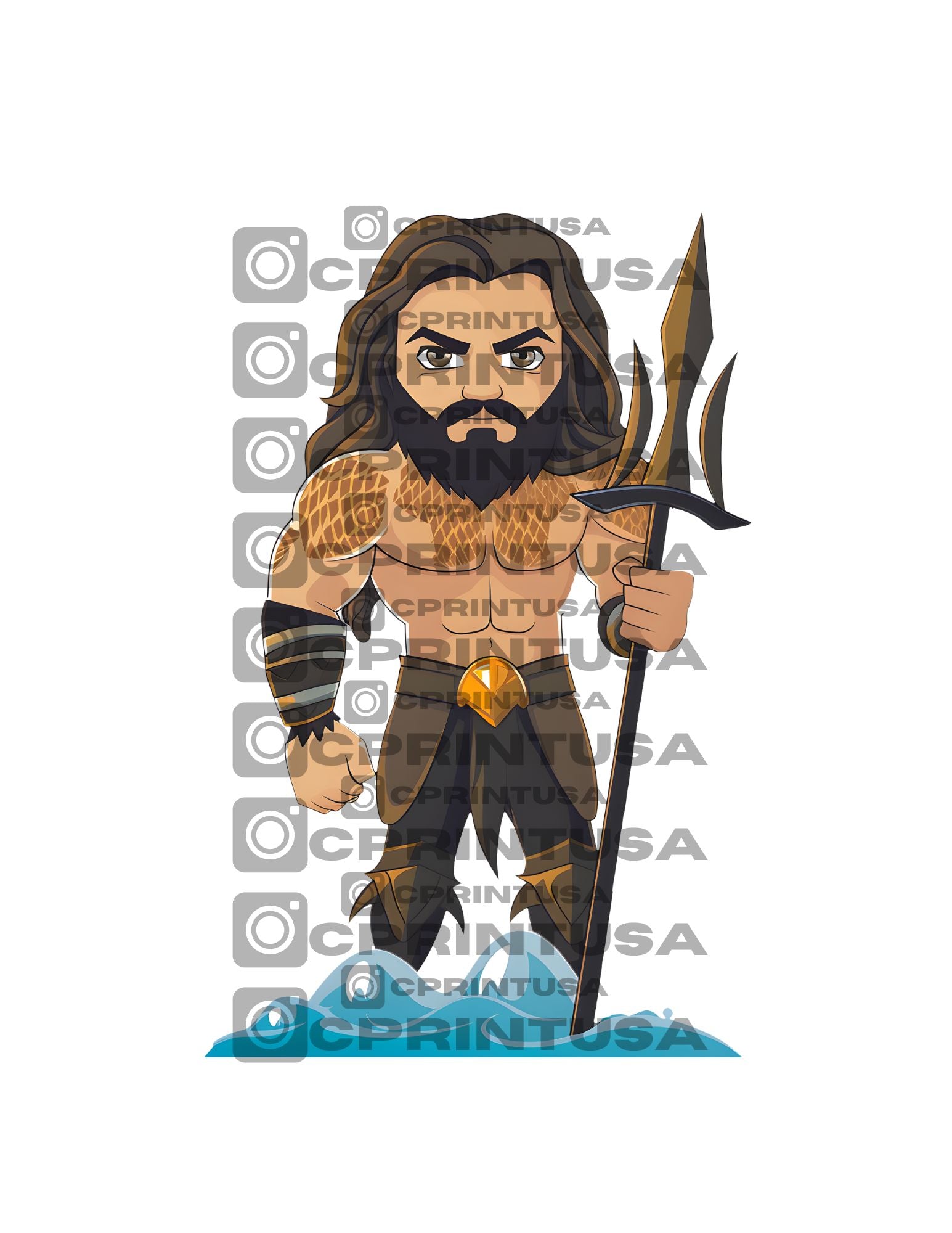 ANIMATED SUPERHEROES CUT OUT - C Print USA