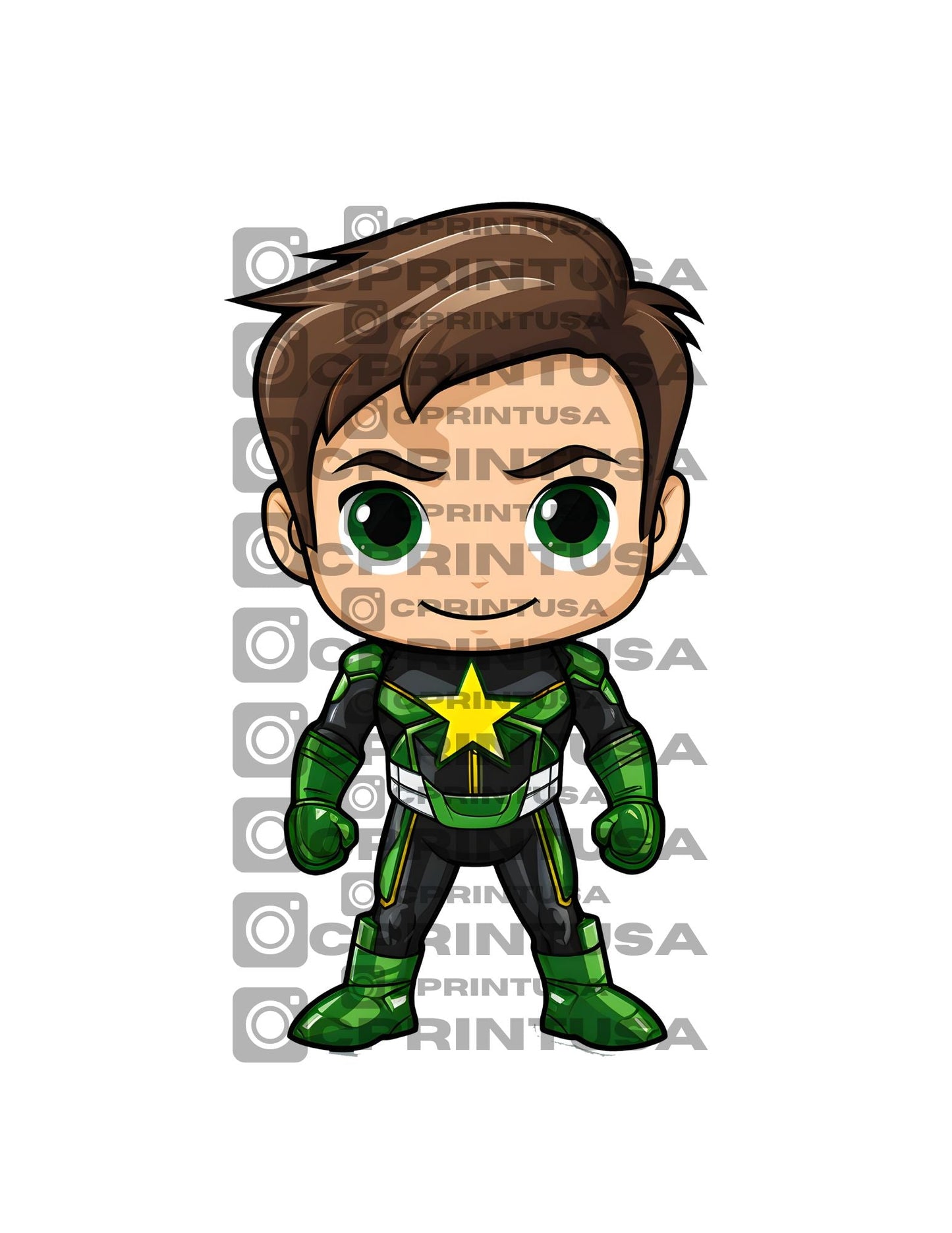 ANIMATED SUPERHEROES CUT OUT - C Print USA