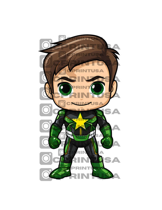 ANIMATED SUPERHEROES CUT OUT - C Print USA