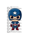 ANIMATED SUPERHEROES CUT OUT - C Print USA