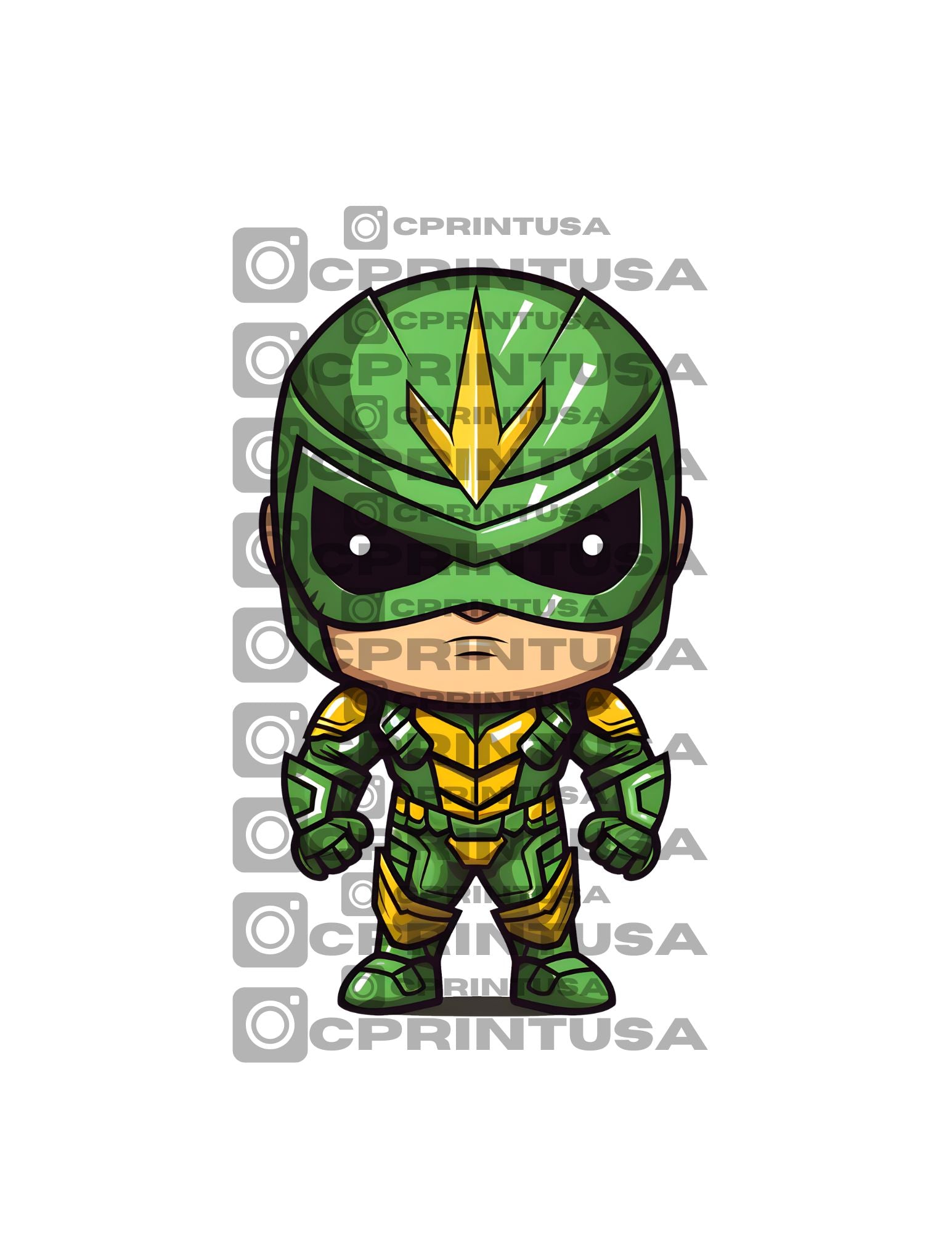 ANIMATED SUPERHEROES CUT OUT - C Print USA