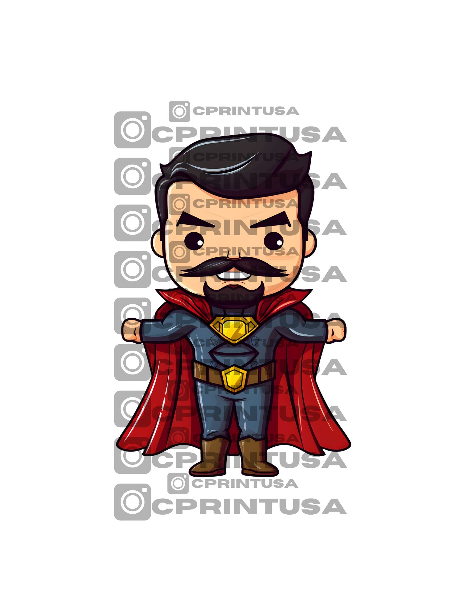 ANIMATED SUPERHEROES CUT OUT - C Print USA