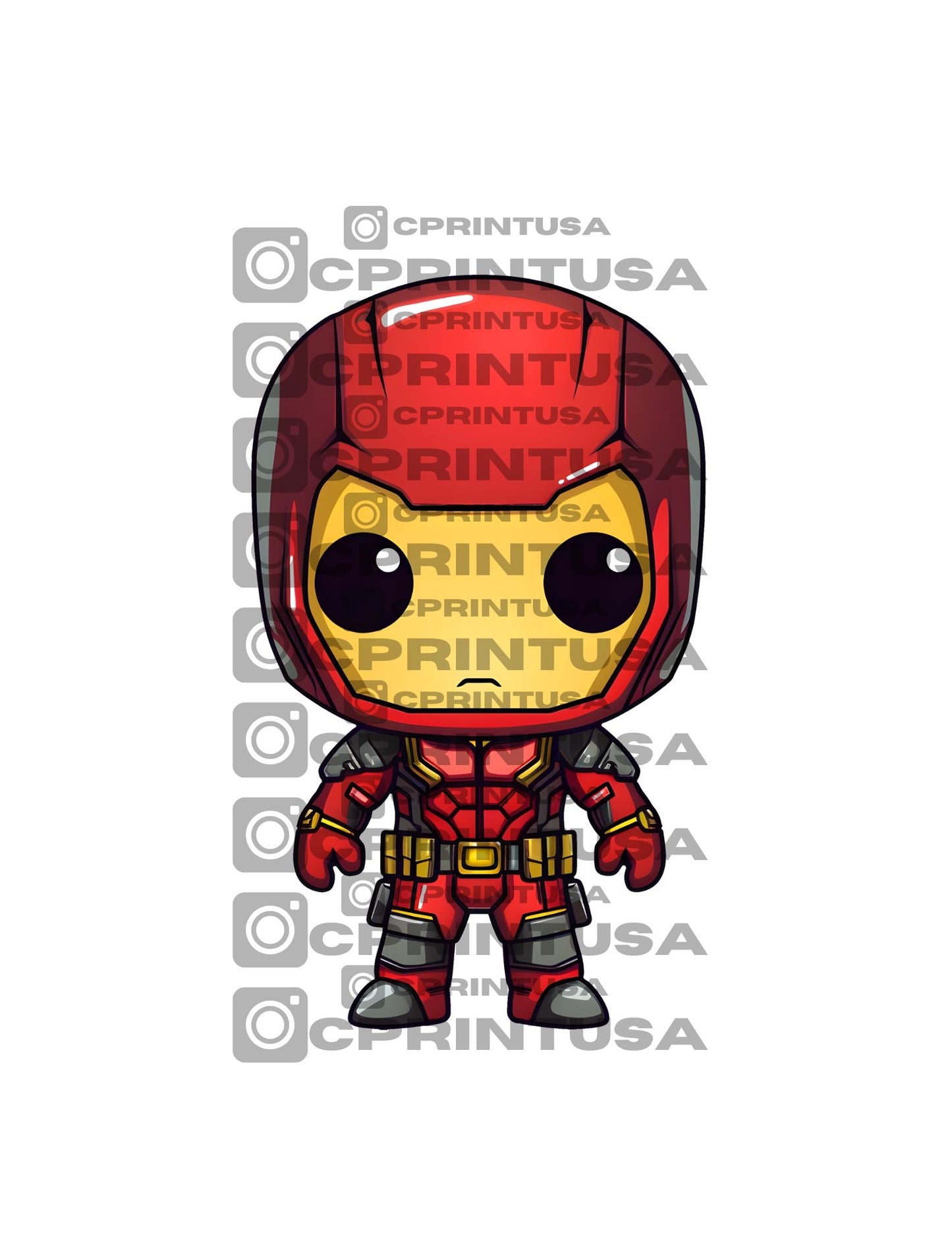ANIMATED SUPERHEROES CUT OUT - C Print USA