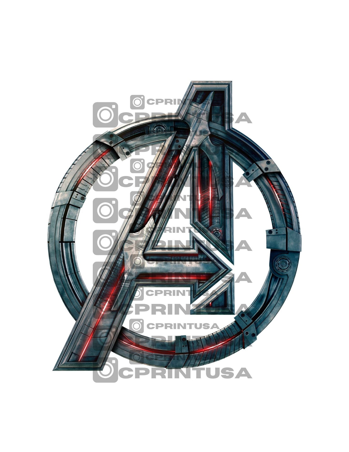 AVENGERS CUT OUT - C Print USA