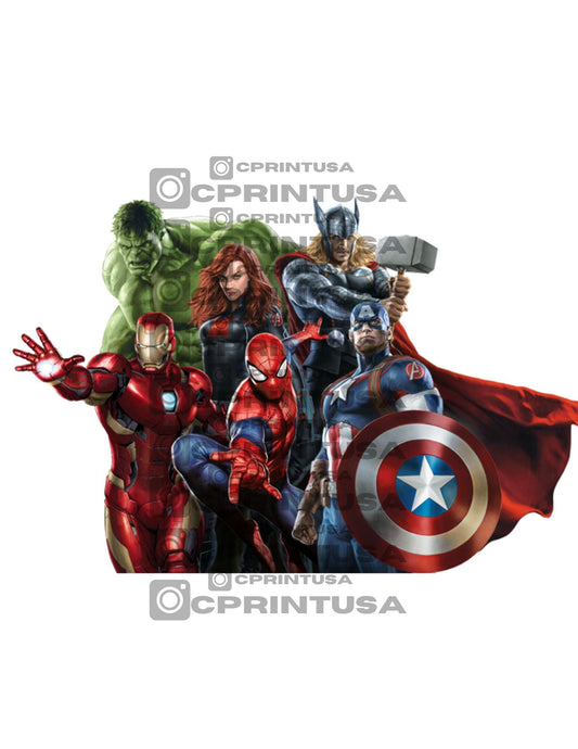 AVENGERS CUT OUT - C Print USA