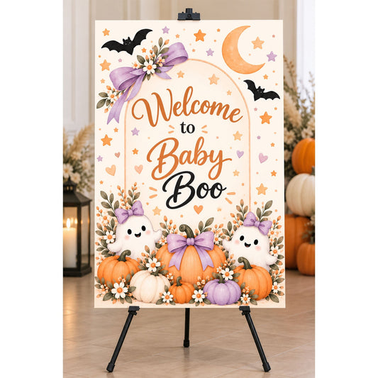 Baby Halloween Welcome Sign - C Print USA