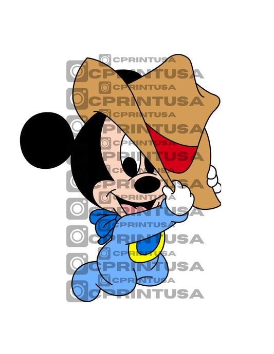 BABY MICKEY CUT OUT - C Print USA