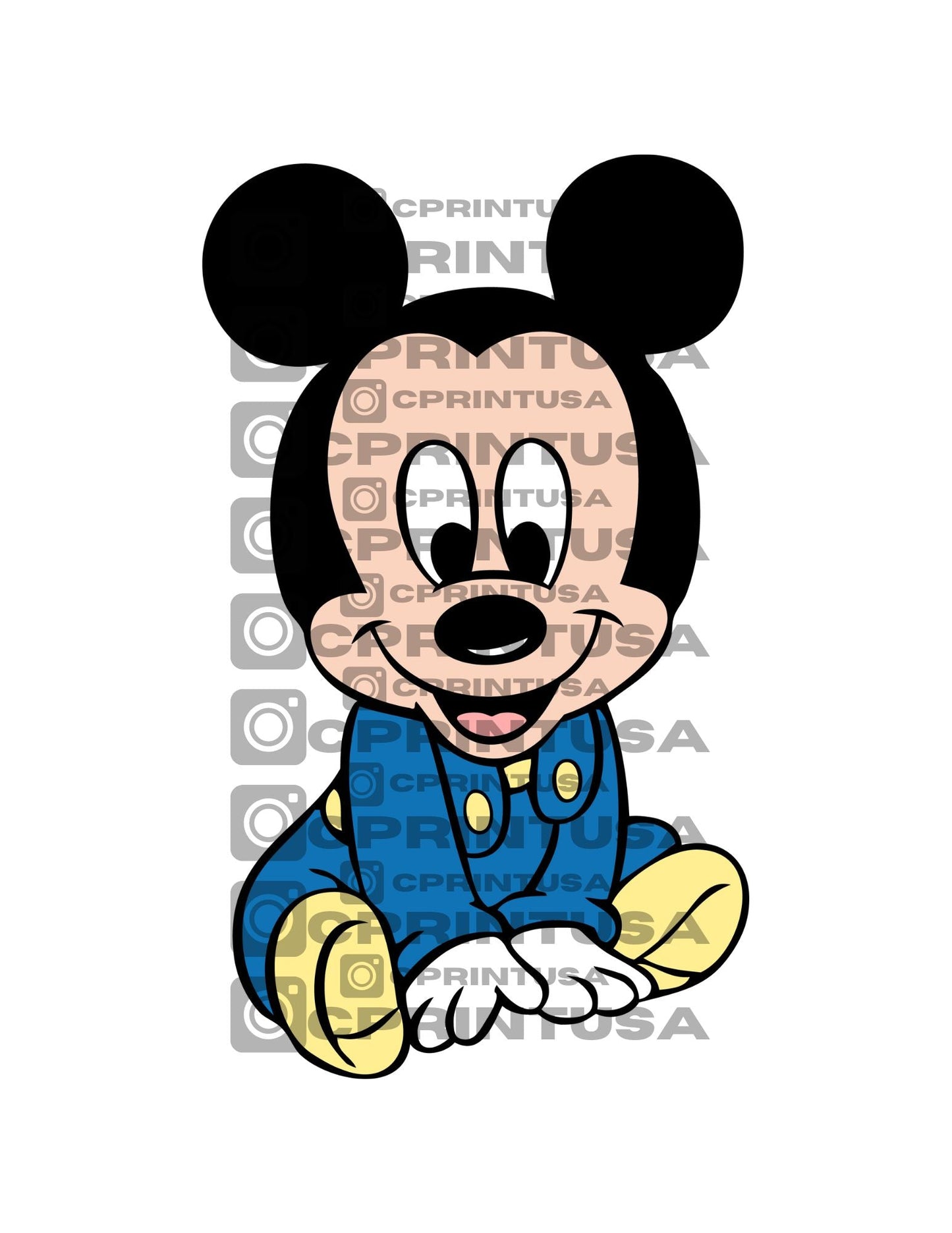 BABY MICKEY CUT OUT - C Print USA