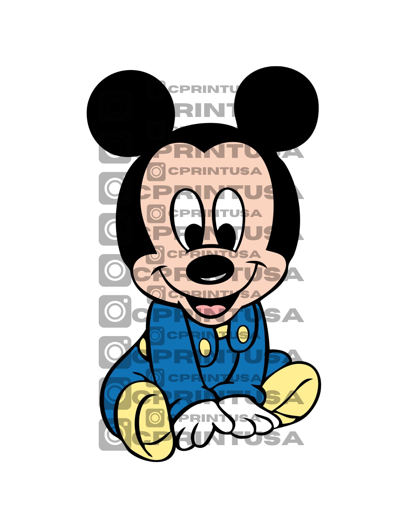 BABY MICKEY CUT OUT - C Print USA