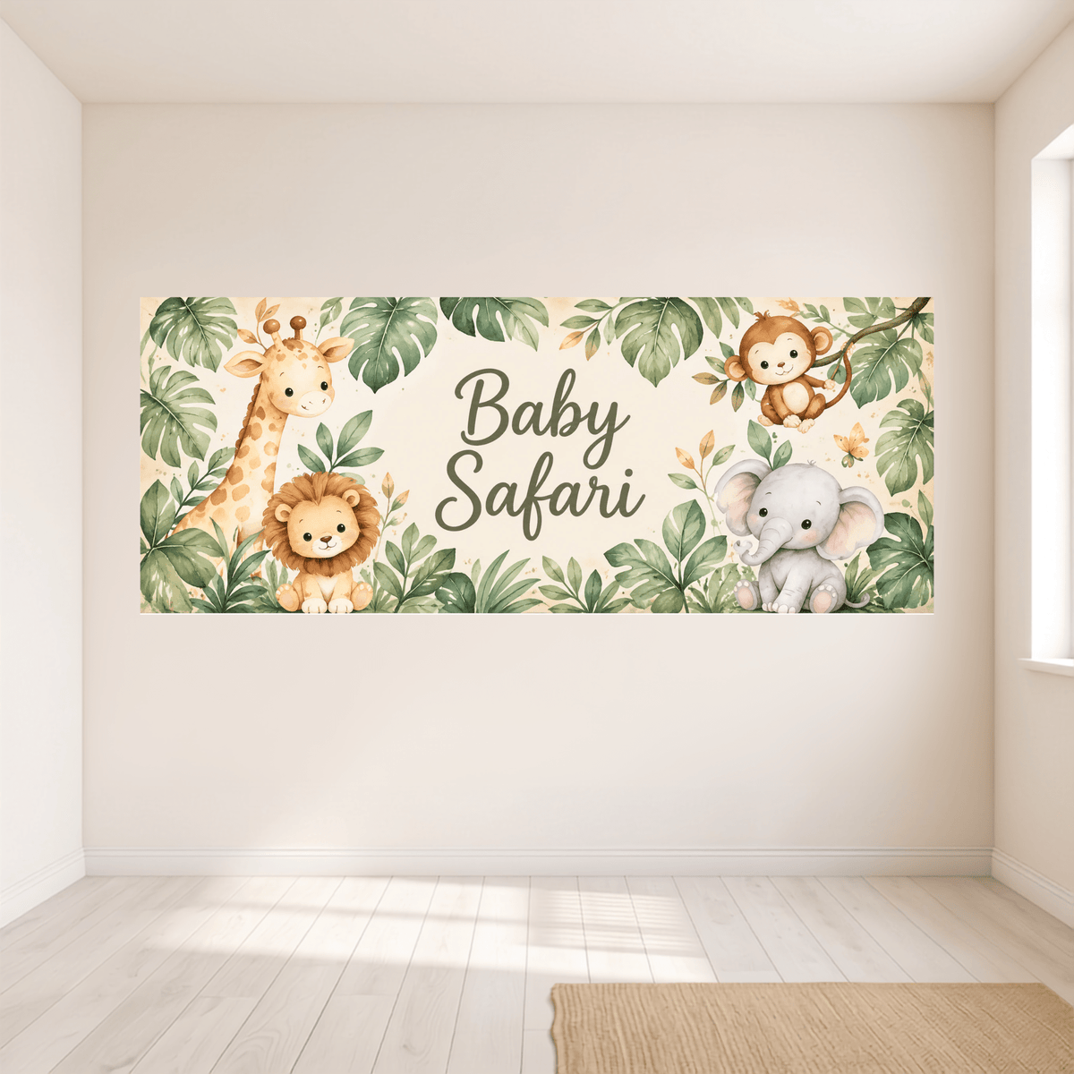 Baby Safari Horizontal Backdrop - C Print USA
