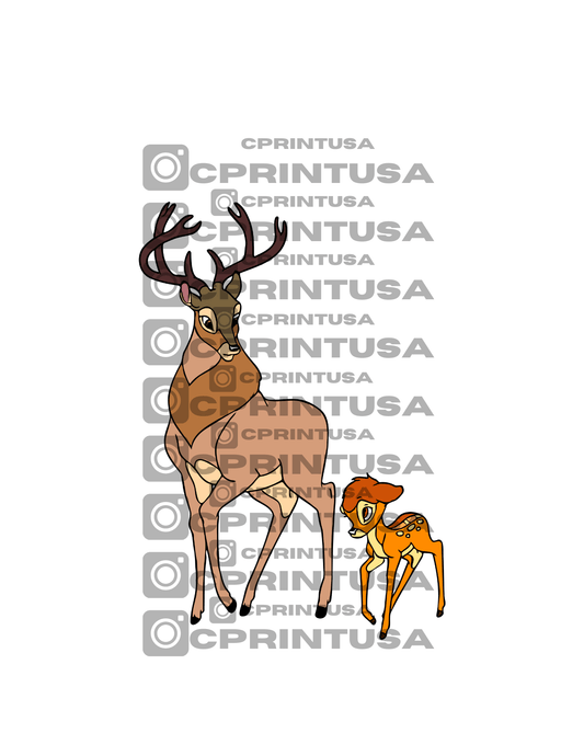BAMBI FATHER CUT OUT - C Print USA