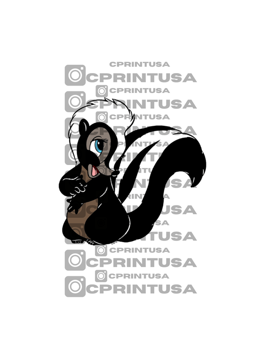 BAMBI SKUNK ZORRILLO CUT OUT - C Print USA