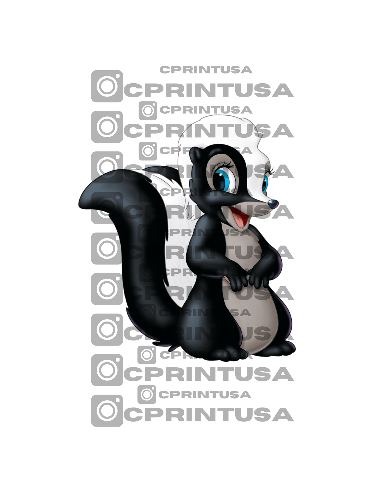 BAMBI SKUNK ZORRILLO CUT OUT - C Print USA