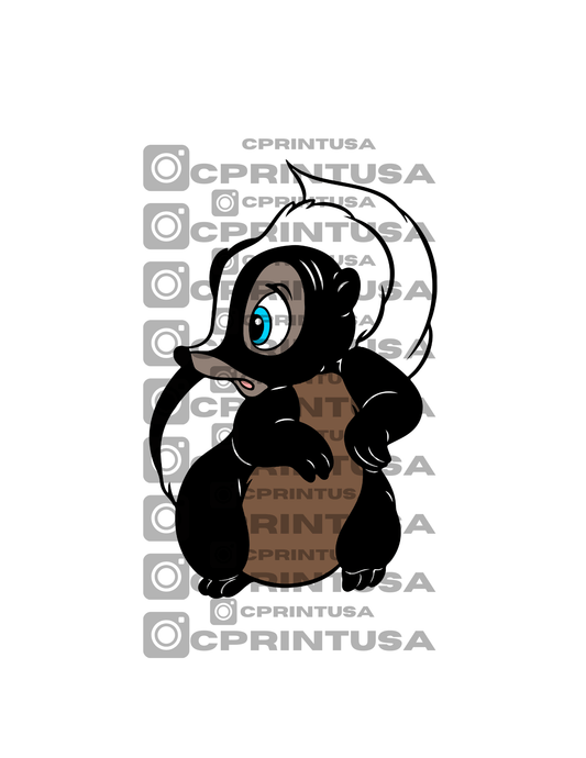 BAMBI SKUNK ZORRILLO CUT OUT - C Print USA