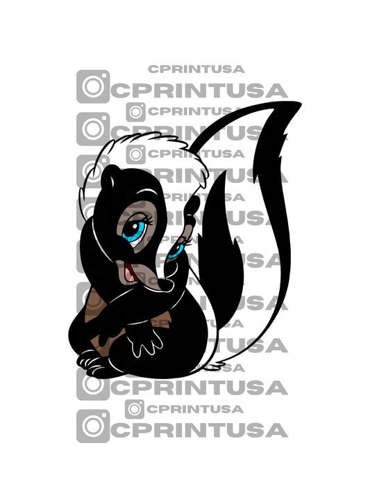 BAMBI SKUNK ZORRILLO CUT OUT - C Print USA