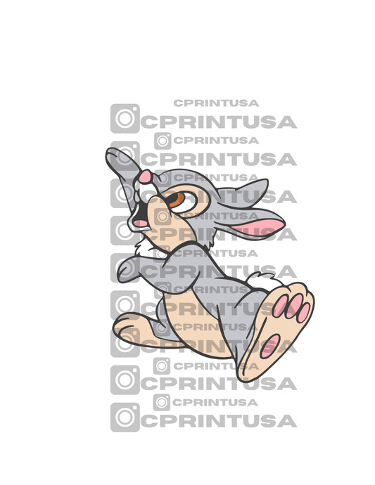 BAMBI THUMPER BUNNY CUT OUT - C Print USA