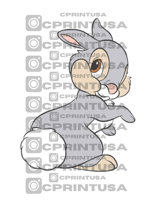 BAMBI THUMPER CUT OUT - C Print USA