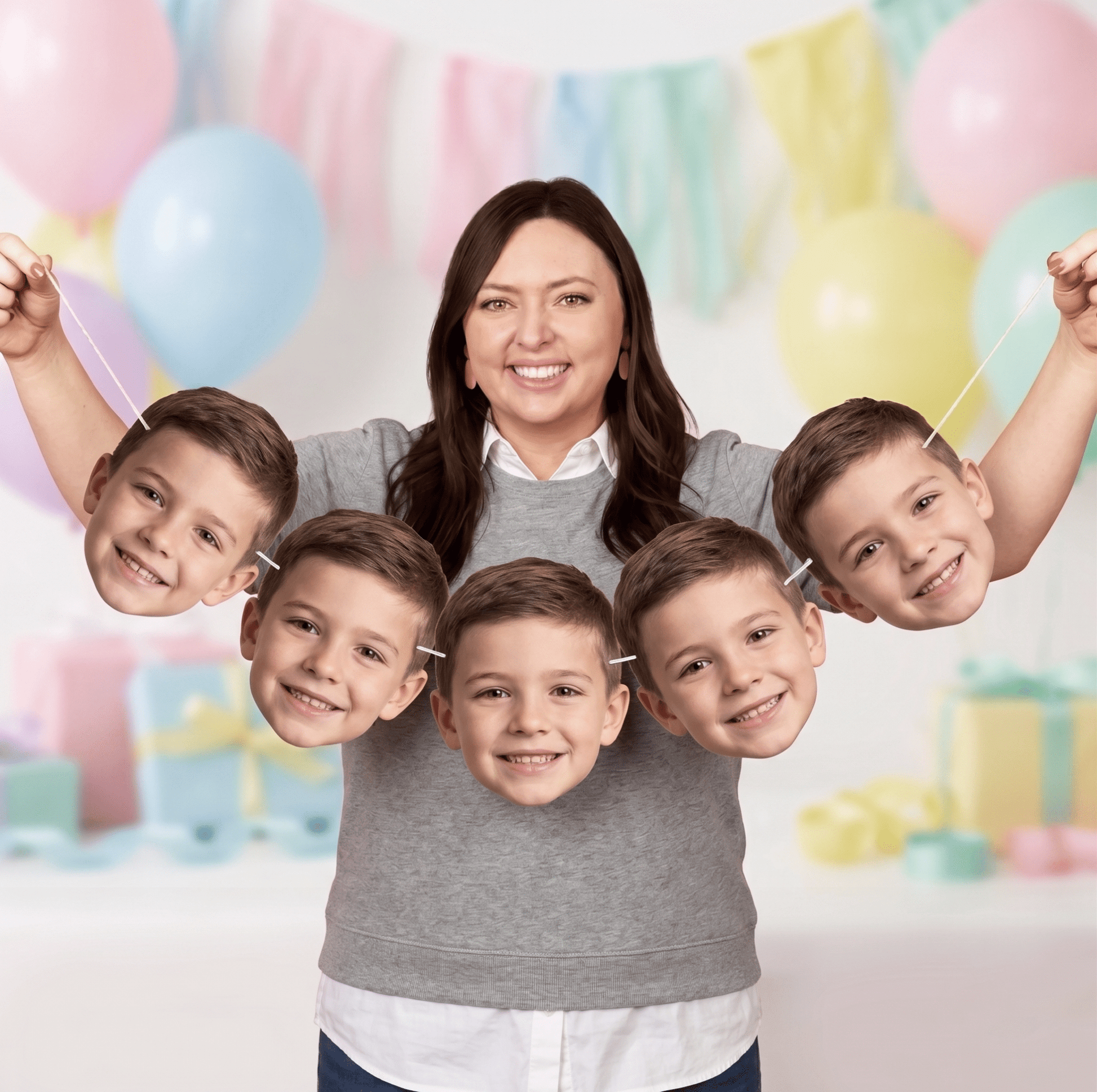 Big Head Garland - C Print USA