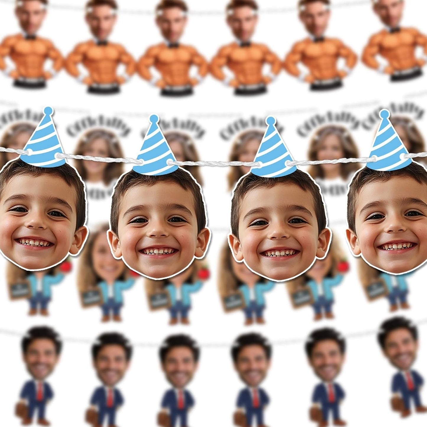 Big Head Garland - C Print USA