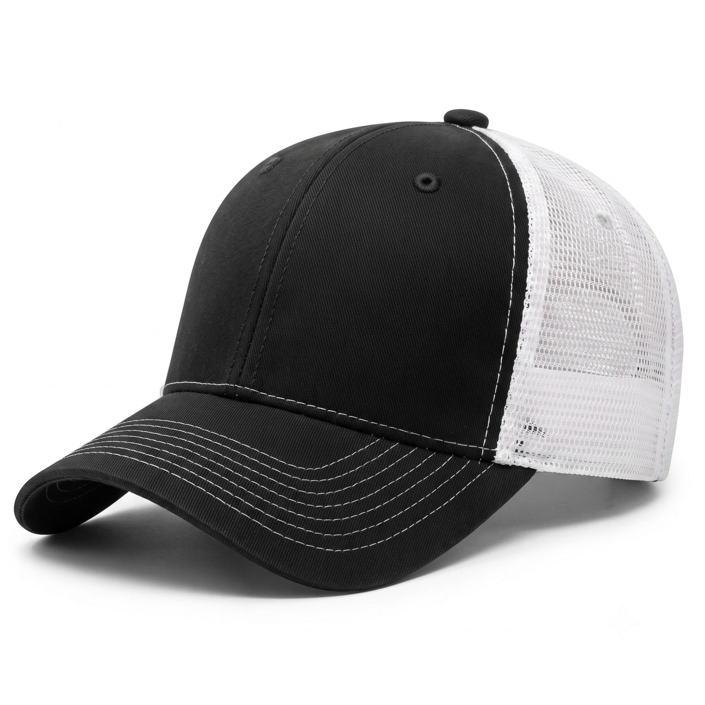 BIG BA516 Trucker Cap - Black/White