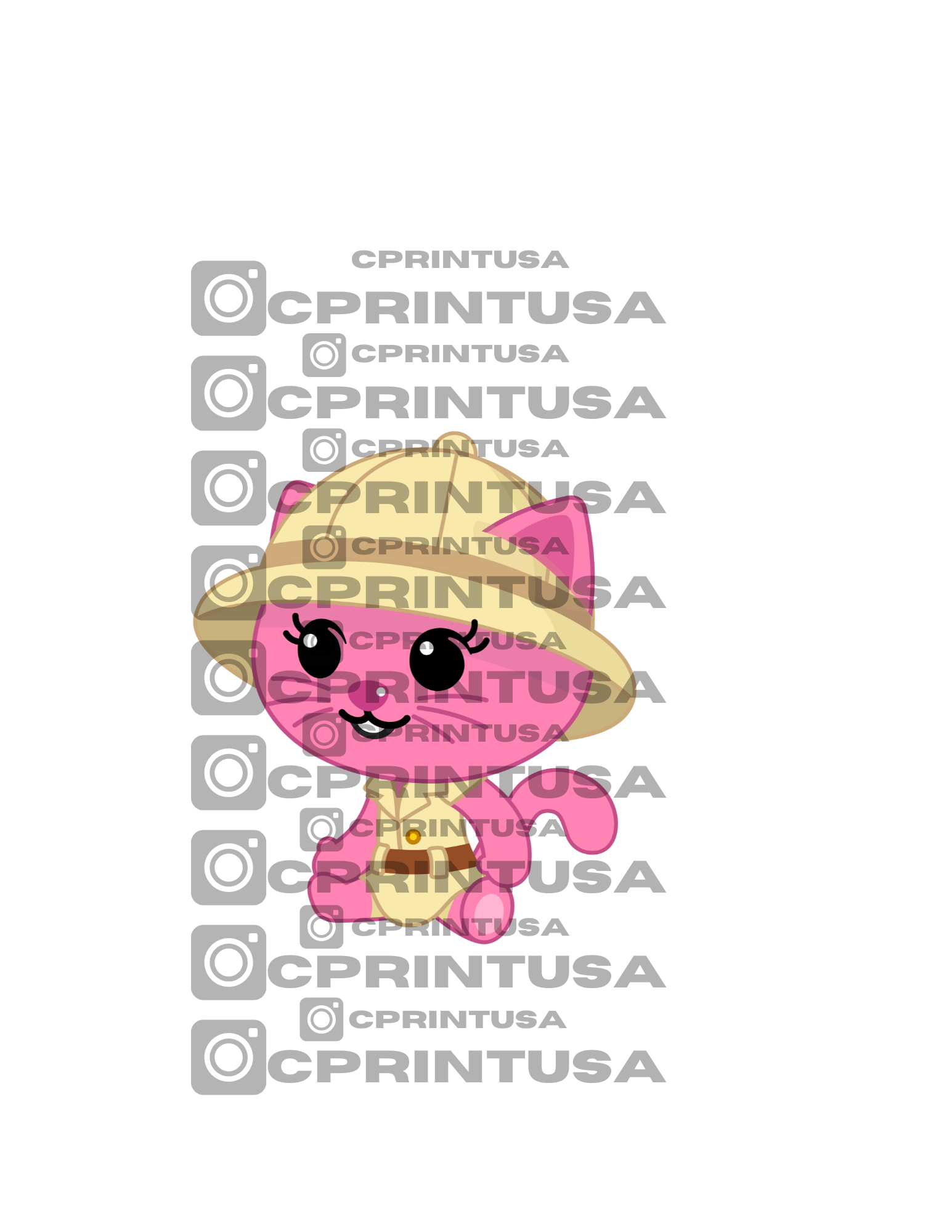 BLIM BLIM CAT CUT OUT - C Print USA