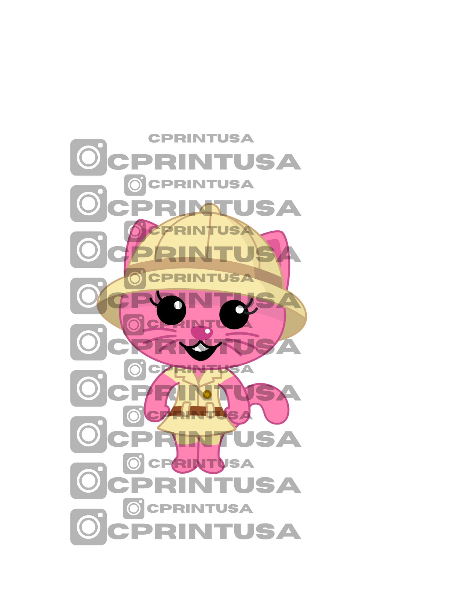BLIM BLIM CAT CUT OUT - C Print USA