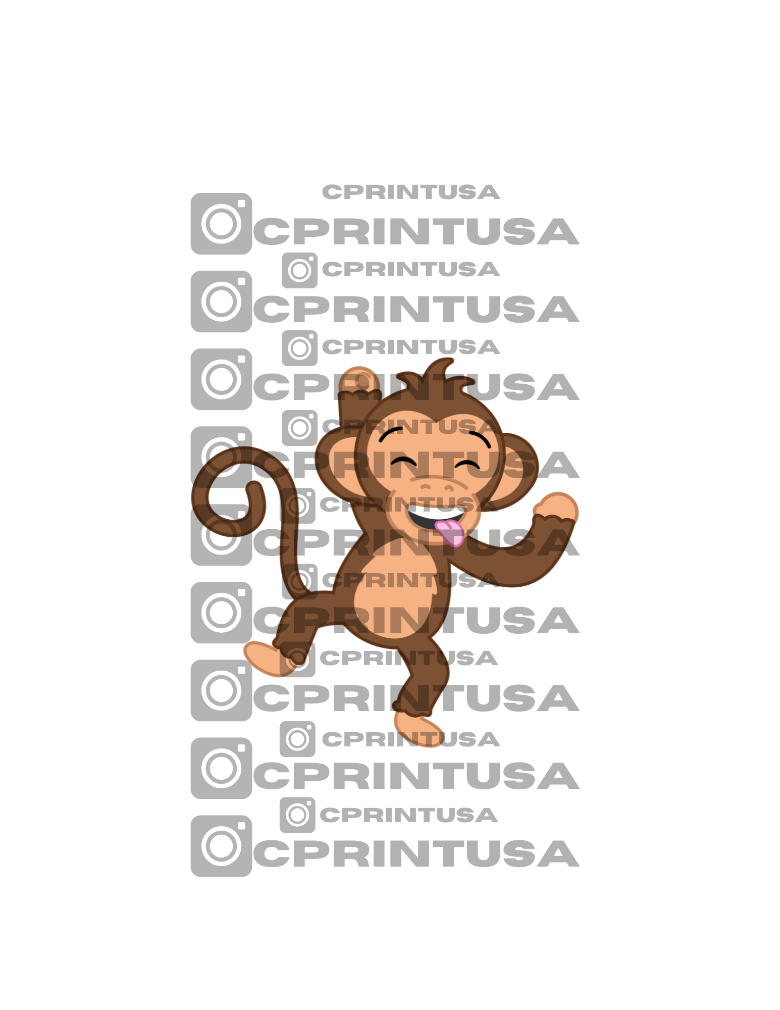 BLIM BLIM MONKEY CUT OUT - C Print USA