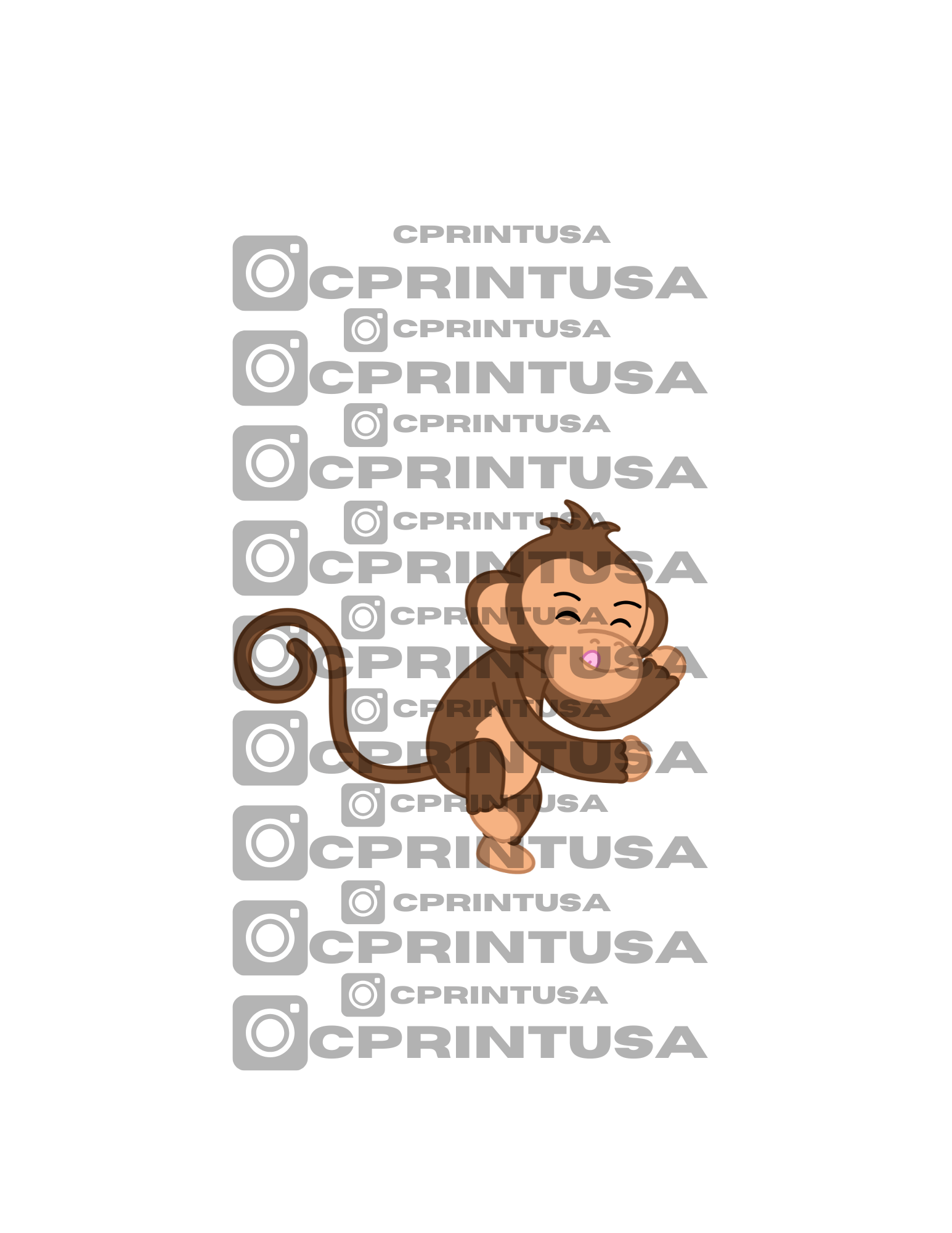 BLIM BLIM MONKEY CUT OUT - C Print USA