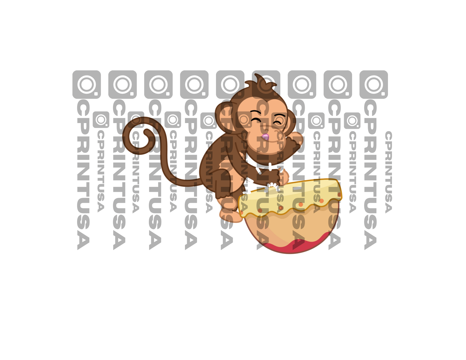 BLIM BLIM MONKEY CUT OUT - C Print USA