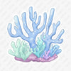Blue Coral Reef Cutout - C Print USA