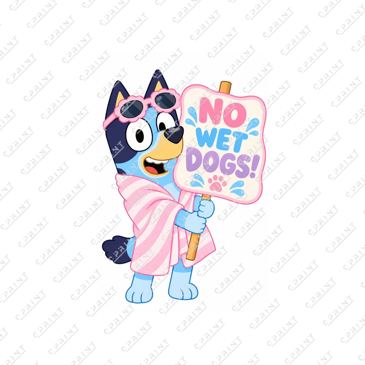 BLUEY CUT OUT - C Print USA
