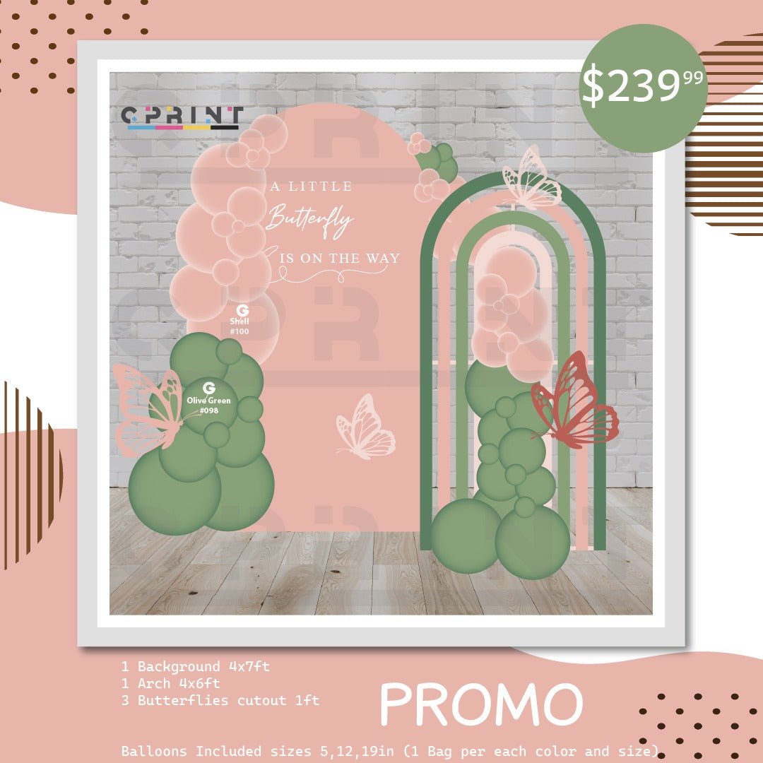 Butterfly Themed Party Bundle Design - C Print USA