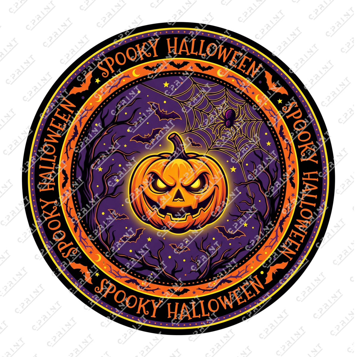 The Halloween Studio Printed Party Floor Decals for Event