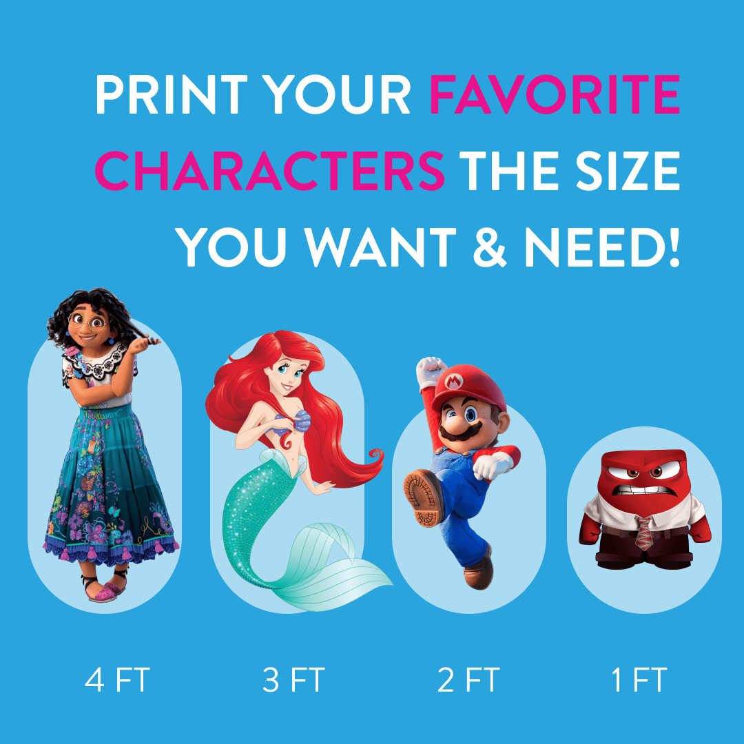 Characters Cut - Outs - C Print USA