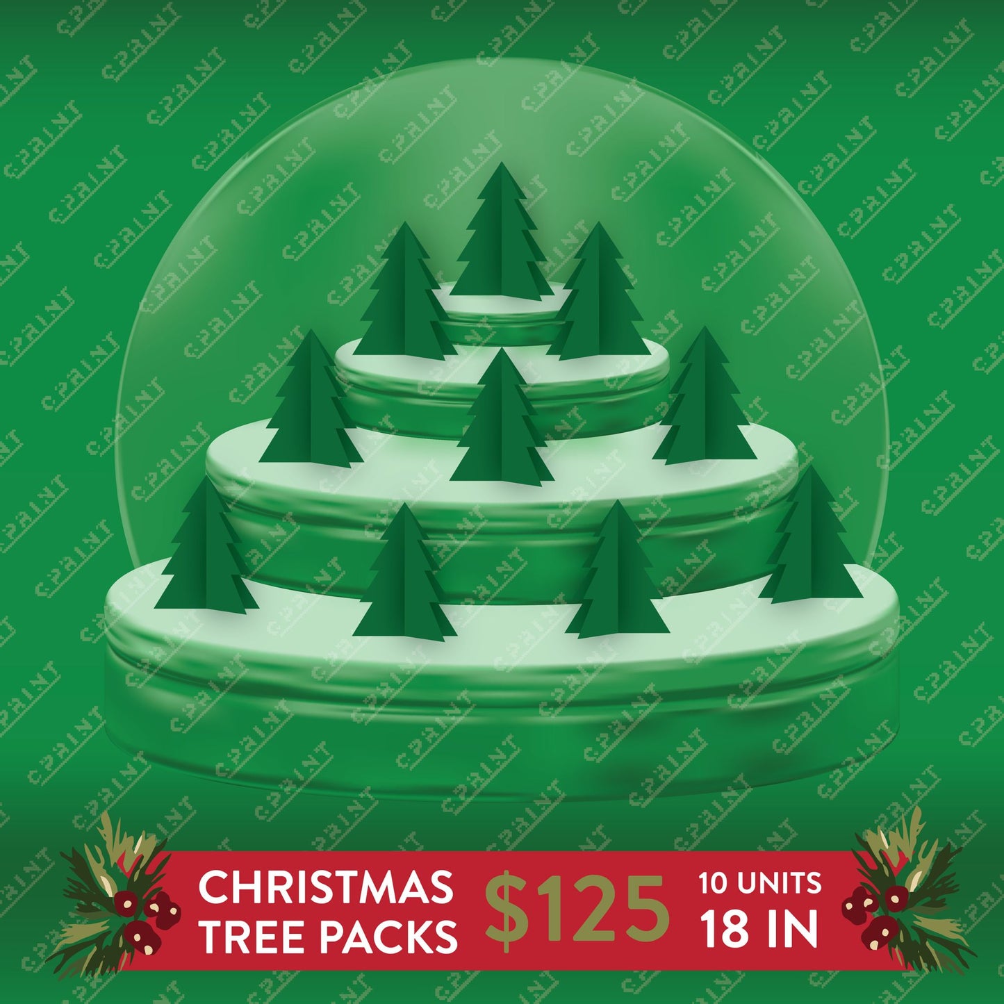 Christmas Tree Packs | 10 Units - C Print USA