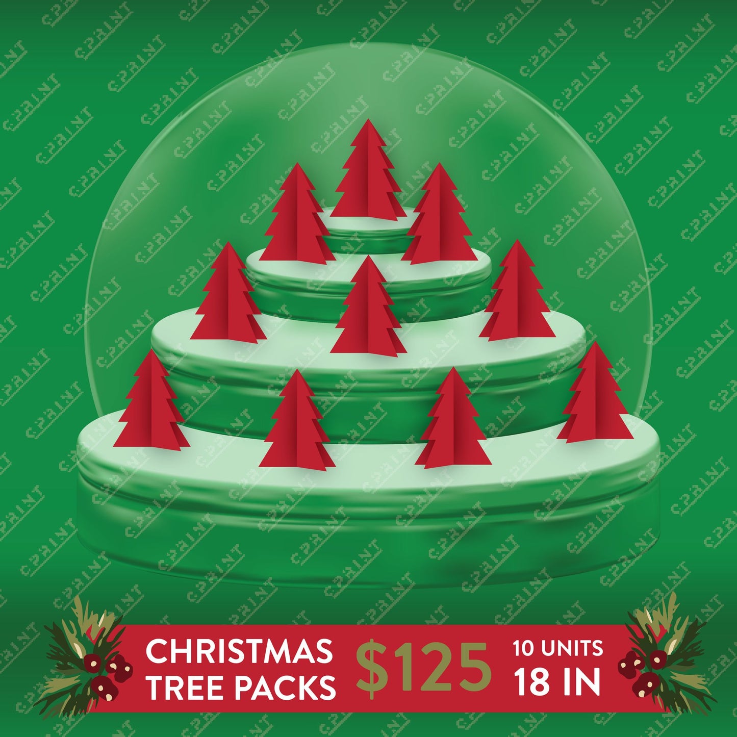 Christmas Tree Packs | 10 Units - C Print USA