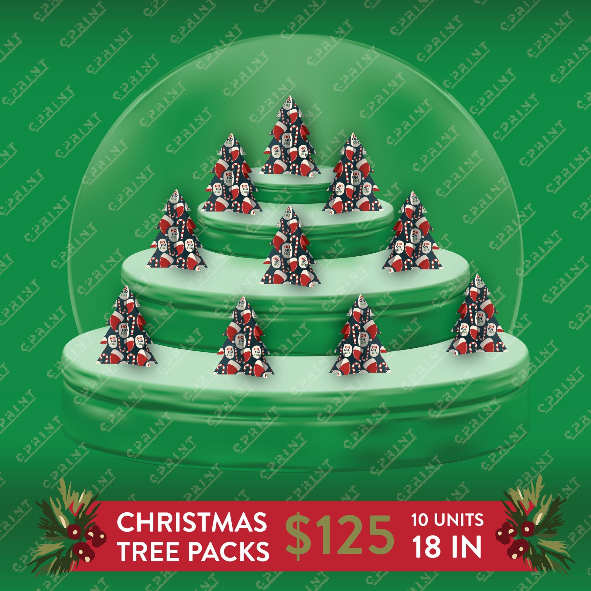 Christmas Tree Packs | 10 Units - C Print USA