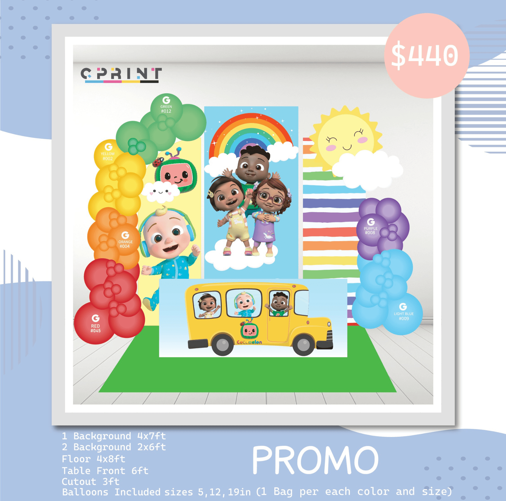 Cocomelon Bundle Design - C Print USA