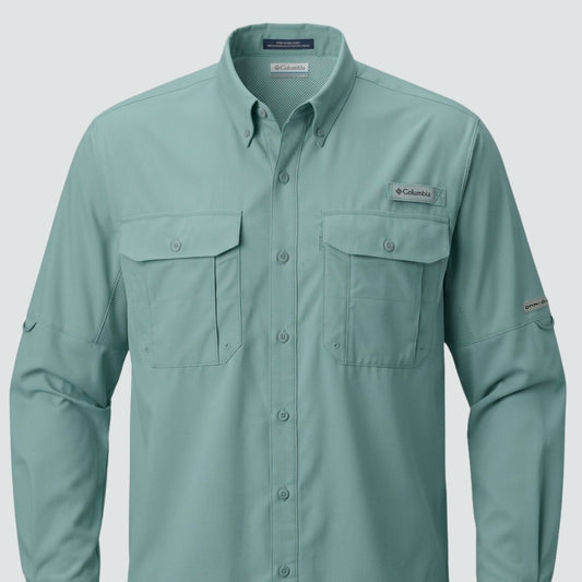 Columbia Fishing Shirt - Slack Tide- embroidery - C Print USA