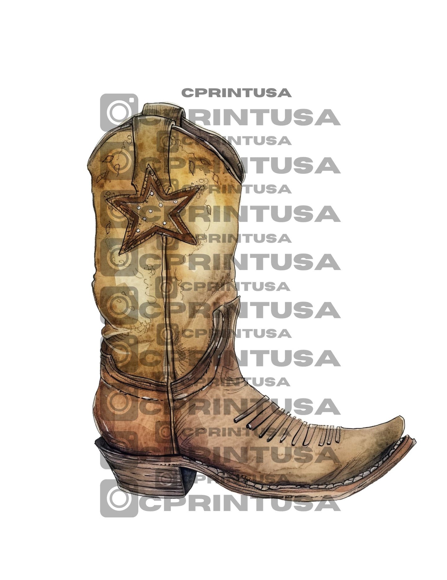 COWBOY CUT OUT - C Print USA