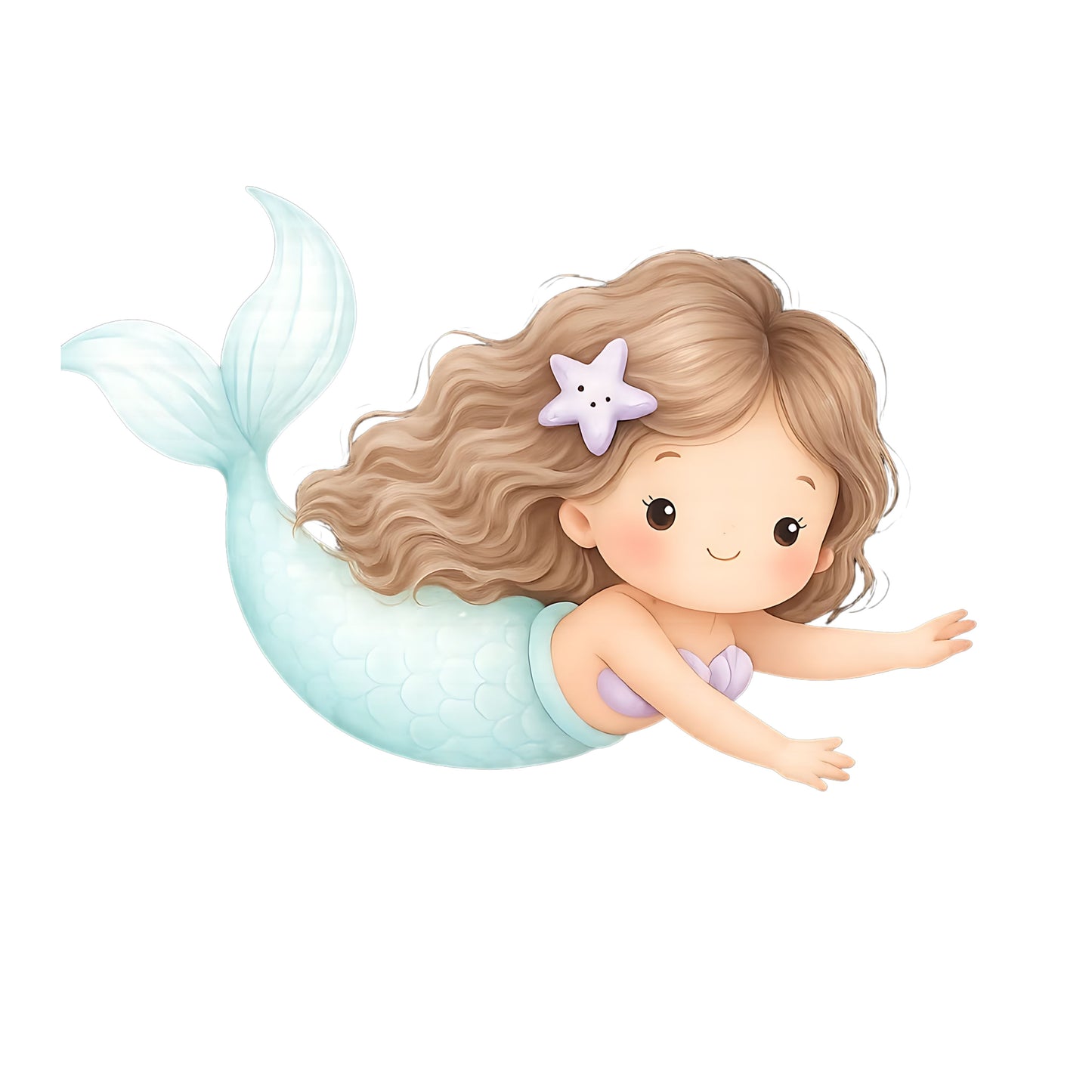 Watercolor Sea Creatures Clipart Bundle- 🚚 Free Shipping